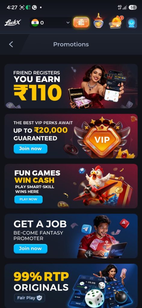 LUCKX Betting App