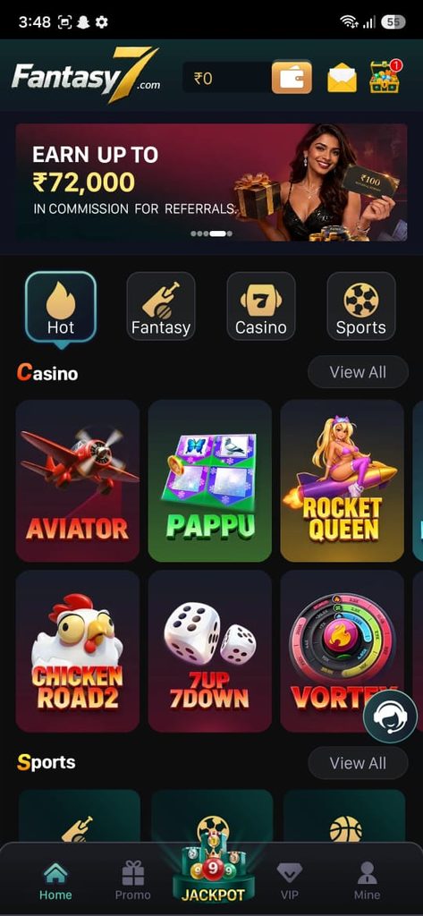 Fantasy7 App  